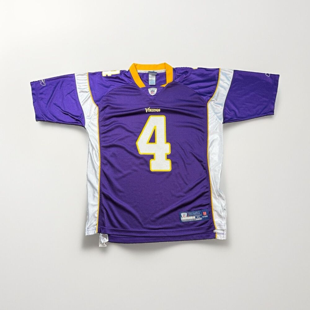 Reebok‎ On Field Minnesota Vikings Brett Favre #4 NFL Jersey - Men's XL